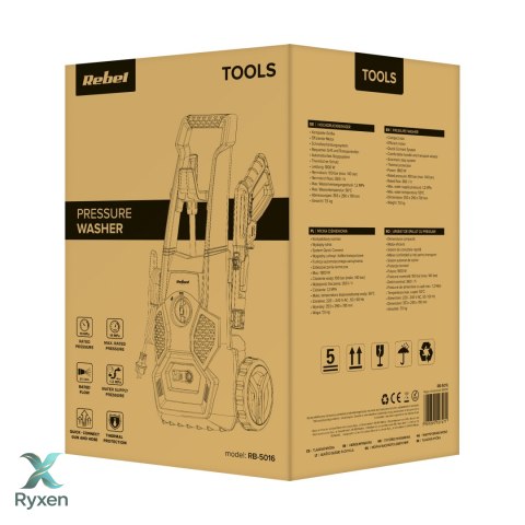 Myjka ciśnieniowa LT503B 1800W Rebel