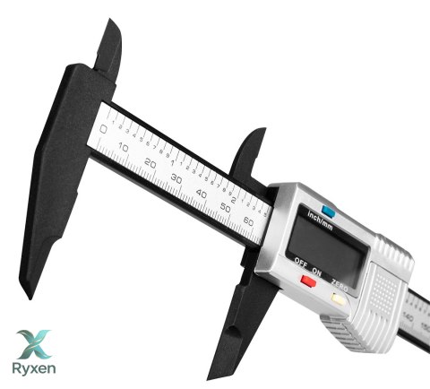 Suwmiarka cyfrowa 150 mm, kompozyt z włókna węglowego Top Tools