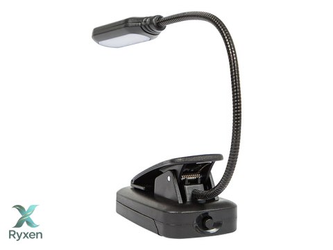 44-162# Lampka biurkowa led lb-18 z klipsem czarna` Blow