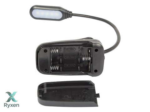 44-162# Lampka biurkowa led lb-18 z klipsem czarna` Blow