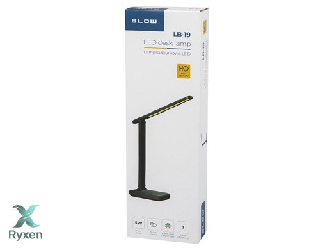 44-163# Lampka biurkowa led lb-19 czarna" Blow