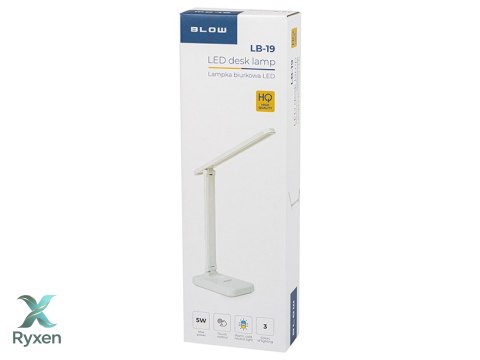 44-164# Lampka biurkowa led lb-19 biała` Blow