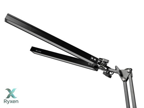 44-166# Lampka biurkowa led lb-21 czarna" podwójna Blow
