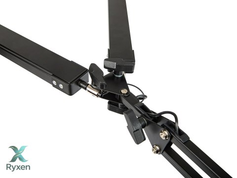 44-166# Lampka biurkowa led lb-21 czarna" podwójna Blow