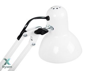 44-167# Lampka biurkowa led lb-22 kreślarska 2w1 e27 biała Blow