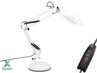 44-168# Lampka biurkowa led lb-23 biała z lupą" Blow