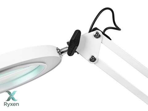 44-168# Lampka biurkowa led lb-23 biała z lupą" Blow