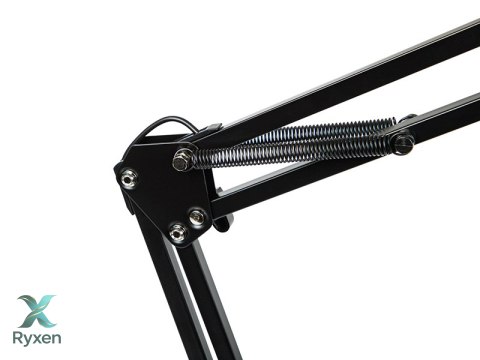 44-169# Lampka biurkowa led lb-23 czarna z lupą" Blow