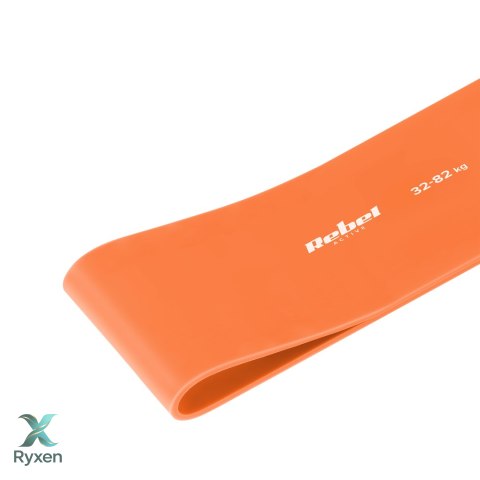 Guma do ćwiczeń lateksowa - Power Band PL-7, pomarańczowa 32-82 kg REBEL ACTIVE Rebel