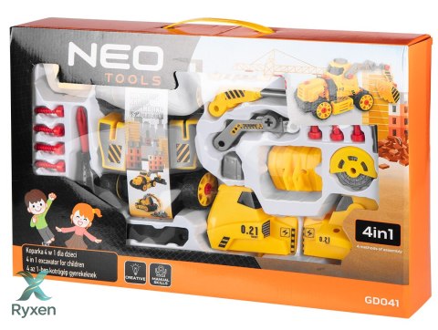 Koparka 4 w 1 dla dzieci NEO TOOLS