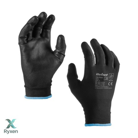 Rękawice robocze poliuretanowe CS-P002 r.9 L (12kpl.) Rebel