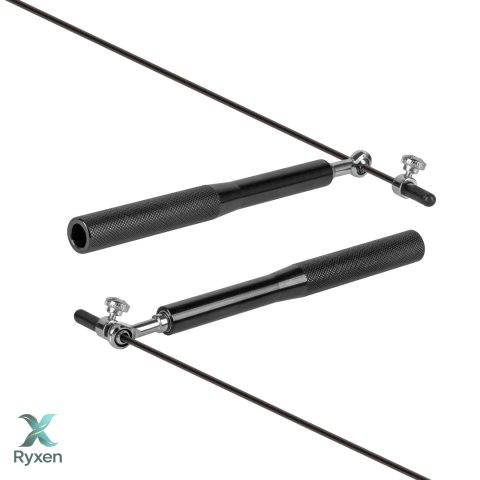 Skakanka bokserska aluminiowa z matalowym łożyskiem 300cm regulowana, REBEL ACTIVE Rebel