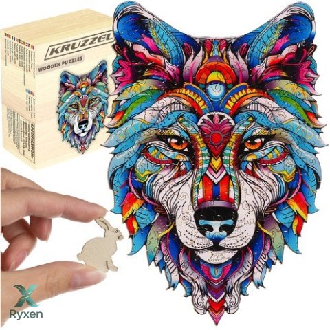 Układanka drewniana- puzzle Kruzzel 24552 KRUZZEL