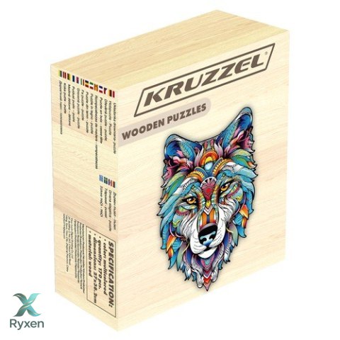 Układanka drewniana- puzzle Kruzzel 24552 KRUZZEL