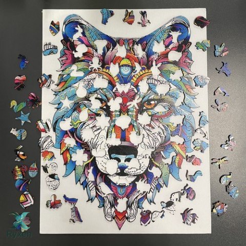 Układanka drewniana- puzzle Kruzzel 24552 KRUZZEL