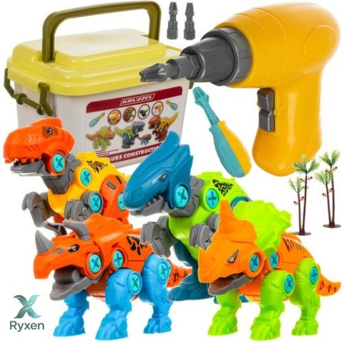 Zestaw konstrukcyjny - dinozaury 24723 KRUZZEL