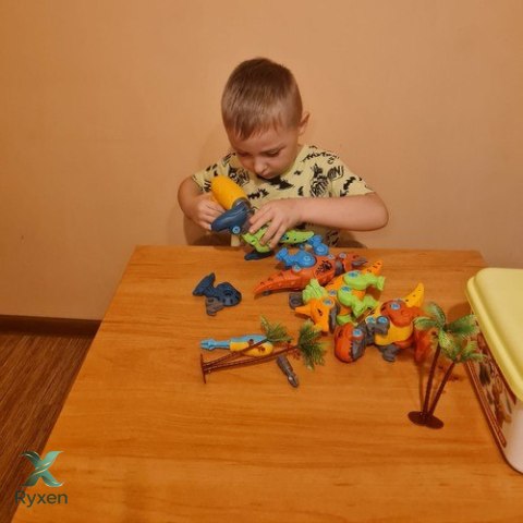 Zestaw konstrukcyjny - dinozaury 24723 KRUZZEL