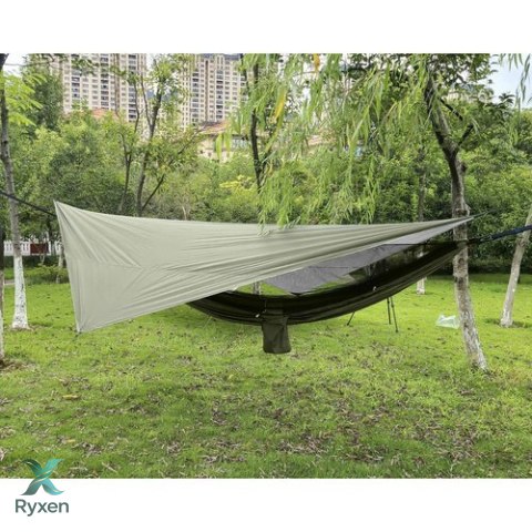 Hamak turystyczny z tarpem i moskitierą 260x140 cm TRIZAND