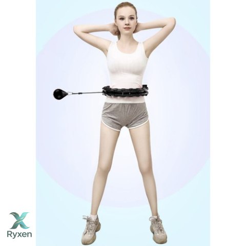 Hula hop z masażerem + obciążnik Trizand 25208 TRIZAND