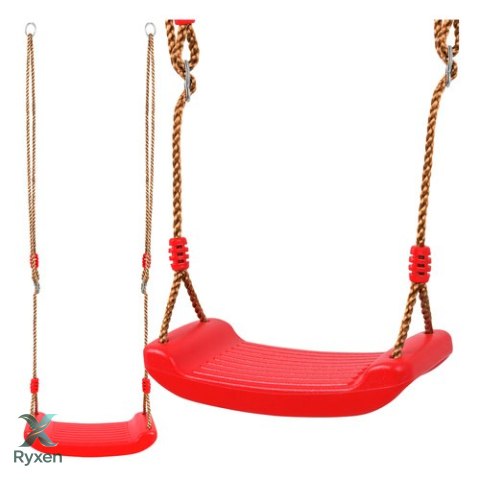 Huśtawka plastikowa - czerwona 23555 KRUZZEL