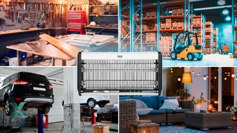 Lampa owadobójcza TEESA rażąca 30W(2x15W) Teesa
