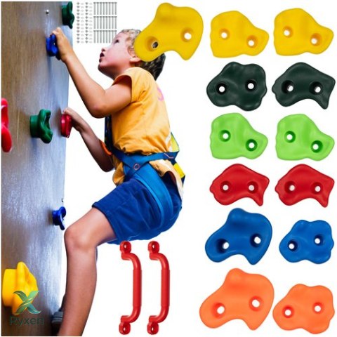 Uchwyty do wspinaczki 15 sztuk Kruzzel 25396 KRUZZEL