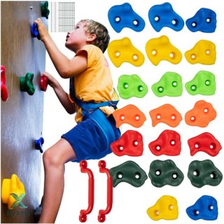 Uchwyty do wspinaczki 22 sztuki Kruzzel 25395 KRUZZEL
