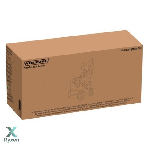 Warsztat drewniany 3w1 Kruzzel 24758 KRUZZEL