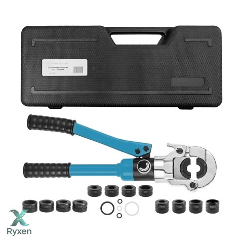 Zaciskarka hydrauliczna do rur 12 końcówek E6251 EUROKOMP
