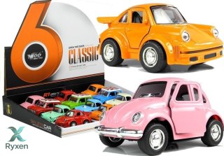 Autko Klasyczne Pojazd Metalowe z Dźwiękiem Mix LEAN TOYS