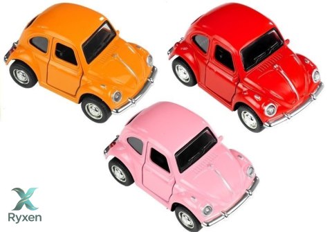 Autko Klasyczne Pojazd Metalowe z Dźwiękiem Mix LEAN TOYS
