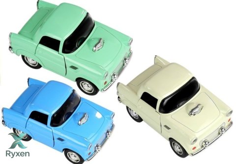 Autko Klasyczne Pojazd Metalowe z Dźwiękiem Mix LEAN TOYS