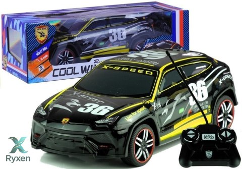Auto Zdalnie Sterowane Sportowe Pilot R/C Czarne LEAN TOYS
