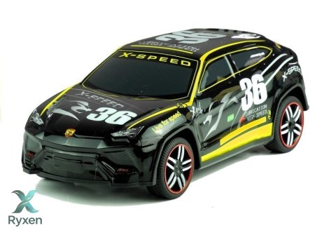Auto Zdalnie Sterowane Sportowe Pilot R/C Czarne LEAN TOYS