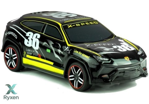 Auto Zdalnie Sterowane Sportowe Pilot R/C Czarne LEAN TOYS