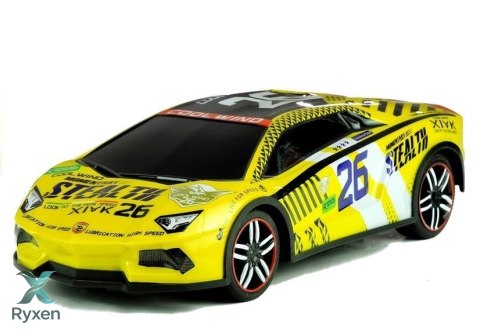 Auto Zdalnie Sterowane Sportowe Pilot R/C Żółte LEAN TOYS