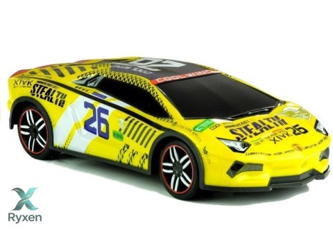 Auto Zdalnie Sterowane Sportowe Pilot R/C Żółte LEAN TOYS