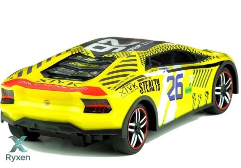 Auto Zdalnie Sterowane Sportowe Pilot R/C Żółte LEAN TOYS