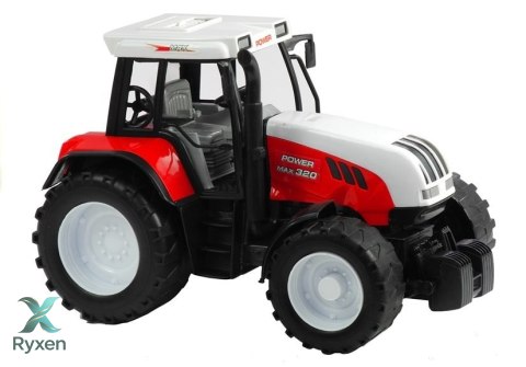 Duży Traktor z Przyczepą Maszyna Rolnicza 65 cm LEAN TOYS