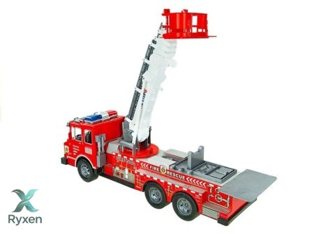 Duży Zestaw Straż Pożarna Wóz Strażacki Figurki Quad Kask Dla Dziecka LEAN TOYS