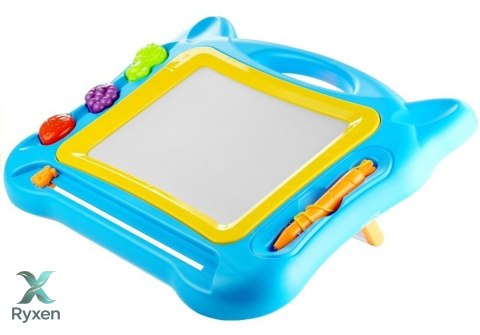Duży Znikopis Tablica Magnetyczna Stempelki 2w1 LEAN TOYS