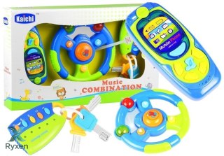 Dźwiękowy Zestaw Edukacyjny Kierowca Klucze Pilot LEAN TOYS