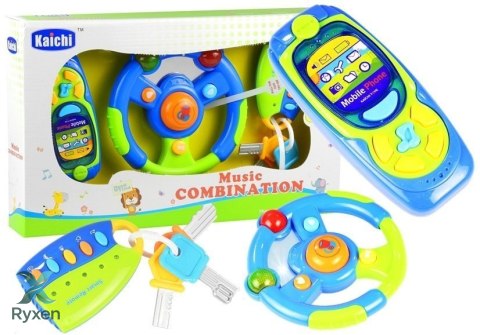 Dźwiękowy Zestaw Edukacyjny Kierowca Klucze Pilot LEAN TOYS