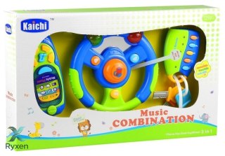 Dźwiękowy Zestaw Edukacyjny Kierowca Klucze Pilot LEAN TOYS