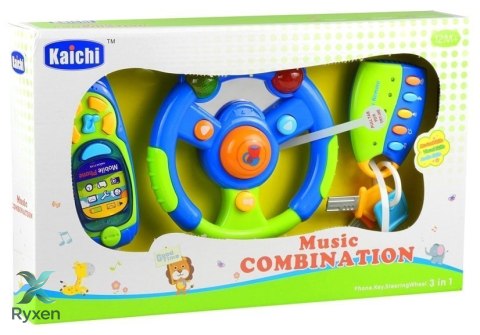 Dźwiękowy Zestaw Edukacyjny Kierowca Klucze Pilot LEAN TOYS