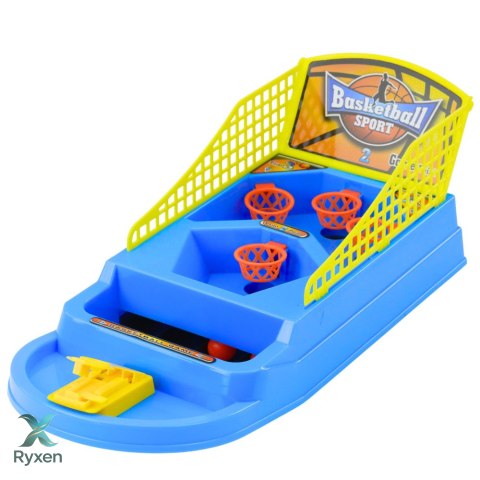 Gra Zręcznościowa Rodzinna Mini Koszykówka Wyrzutnia Piłek LEAN TOYS