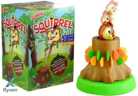 Gra wyskakująca wiewiórka LEAN TOYS
