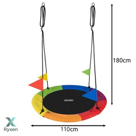 Huśtawka bocianie gniazdo 110cm Kruzzel 25284 KRUZZEL