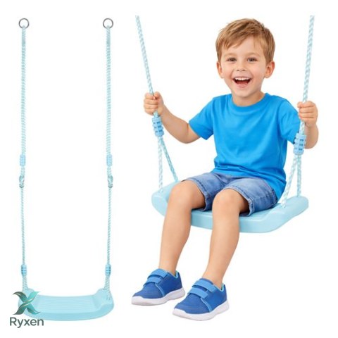 Huśtawka plastikowa - niebieska 25446 KRUZZEL