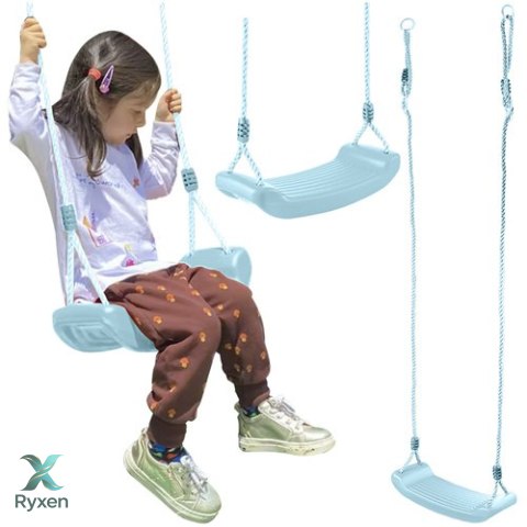 Huśtawka plastikowa - niebieska 25446 KRUZZEL